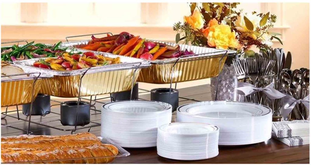 Drop Off Buffet Green Cart Catering
